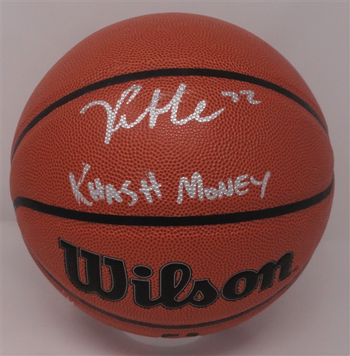 KHRIS MIDDLETON SIGNED FULL SIZE WILSON REPLICA BASKETBALL W/ KHASH MONEY - BUCKS - JSA