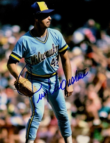 JERRY AUGUSTINE SIGNED BREWERS 8X10 PHOTO #7