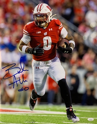 BRAELON ALLEN SIGNED 16X20 WI BADGERS PHOTO #5 - JSA