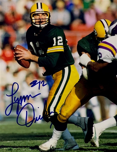 LYNN DICKEY SIGNED 8X10 PACKERS PHOTO #15