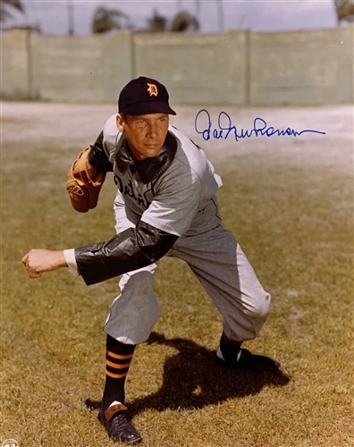 HAL NEWHOUSER  (d)  SIGNED DETROIT TIGERS 8X10 PHOTO #2