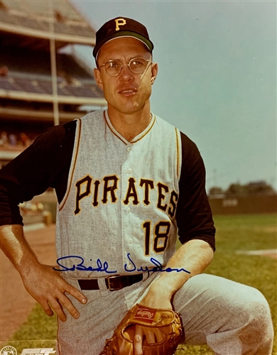 BILL VIRDON (d) SIGNED PITTSBURGH PIRATES 8X10 PHOTO #1