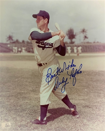 ANDY PAFKO (d) SIGNED BROOKLYN DODGERS 8X10 PHOTO #1 | Waukesha Sports ...