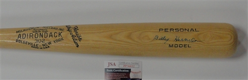 BILLY HERMAN SIGNED ADIRONDACK BLONDE BAT - JSA