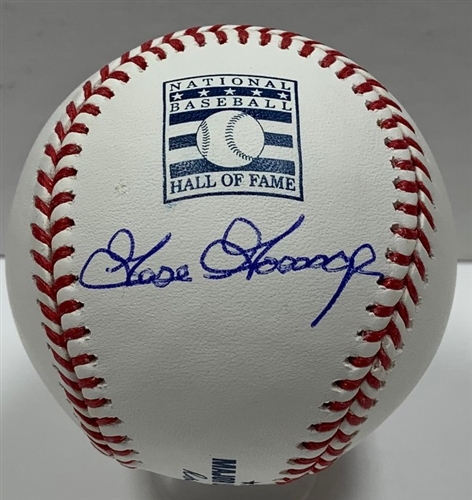 GOOSE GOSSAGE SIGNED OFFICIAL MLB HALL OF FAME LOGO BASEBALL - YANKEES - JSA