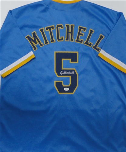 GARRETT MITCHELL SIGNED CUSTOM REPLICA BREWERS MKE CITY EDITION JERSEY - JSA