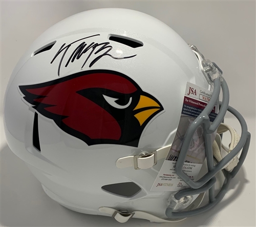 TREY MCBRIDE SIGNED FULL SIZE AZ CARDINALS REPLICA SPEED HELMET - JSA