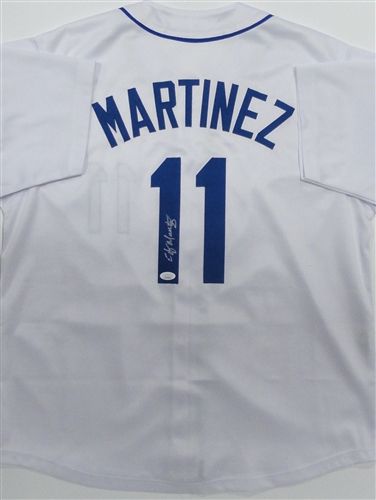 EDGAR MARTINEZ SIGNED CUSTOM REPLICA SEATTLE MARINERS JERSEY - JSA