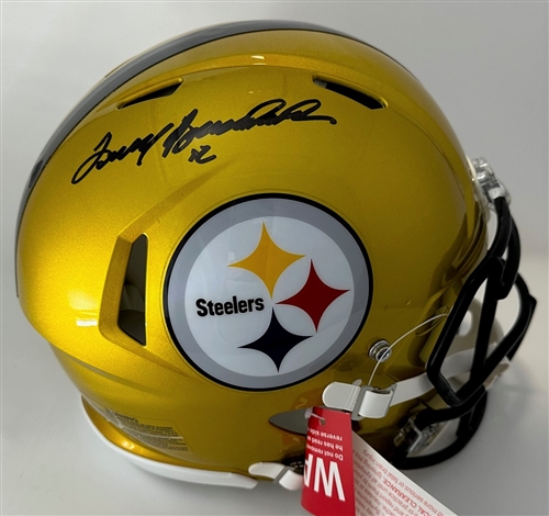 TERRY BRADSHAW SIGNED FULL SIZE STEELERS AUTHENTIC FLASH SPEED HELMET - BAS