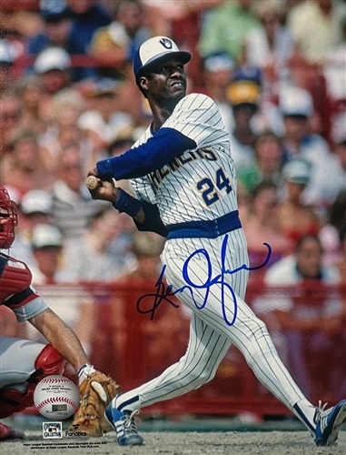 BEN OGLIVIE SIGNED 8X10 BREWERS PHOTO #12