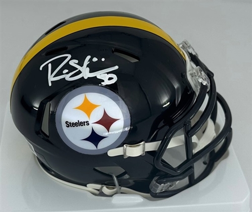 RYAN SHAZIER SIGNED STEELERS SPEED MINI HELMET - BAS