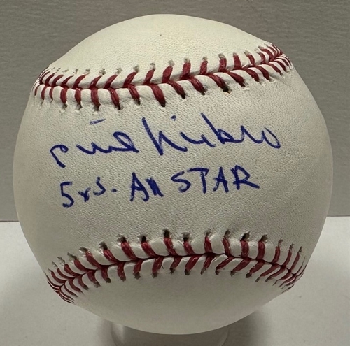 PHIL NIEKRO SIGNED OFFICIAL MLB BASEBALL W/ 5 x ALL STAR - BRAVES