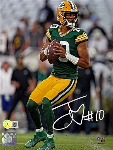 JORDAN LOVE SIGNED PACKERS 8X10 PHOTO #3 - BAS