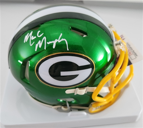 MARK MURPHY SIGNED RIDDELL PACKERS FLASH SPEED MINI HELMET - JSA