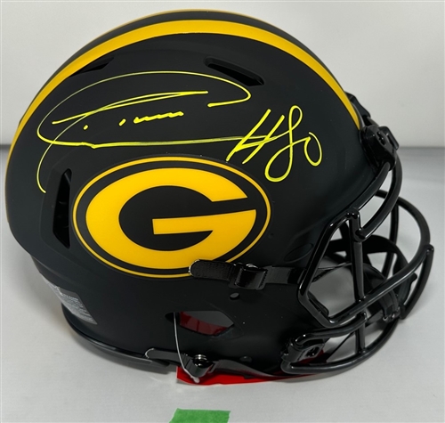 DONALD DRIVER SIGNED FULL SIZE PACKERS ECLIPSE AUTHENTIC SPEED HELMET - JSA