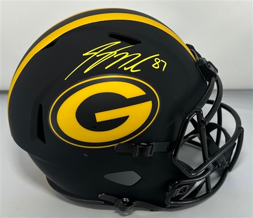 JORDY NELSON SIGNED FULL SIZE PACKERS ECLIPSE REPLICA SPEED HELMET - JSA