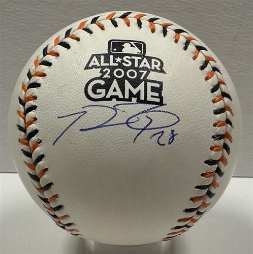 PRINCE FIELDER SIGNED OFFICIAL 2007 ALL STAR LOGO BASEBALL - BREWERS - JSA