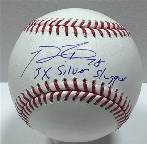 PRINCE FIELDER SIGNED OFFICIAL BASEBALL W/ "3 X SS" - JSA