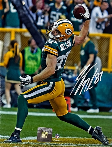 JORDY NELSON SIGNED 8X10 PACKERS PHOTO #4