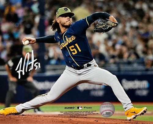 FREDDY PERALTA SIGNED 8X10 BREWERS PHOTO #11