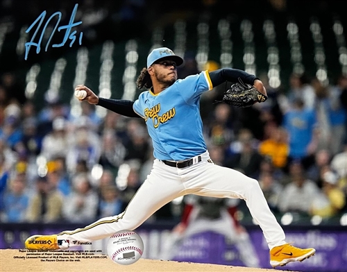 FREDDY PERALTA SIGNED 8X10 BREWERS PHOTO #14