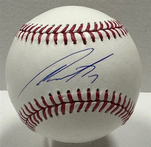 VICTOR CARATINI SIGNED OFFICIAL MLB BASEBALL - BREWERS - JSA