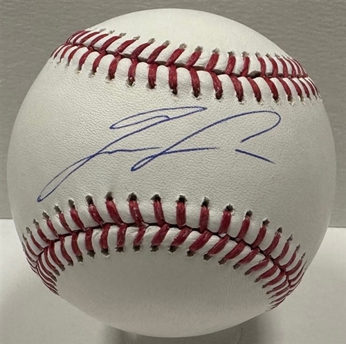 RONALD ACUNA JR. SIGNED OFFICIAL MLB BASEBALL - BRAVES - BAS