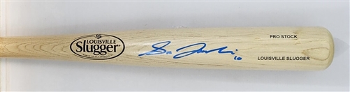 SAL FRELICK SIGNED LOUISVILLE SLUGGER BLONDE REPLICA BAT - BREWERS - JSA