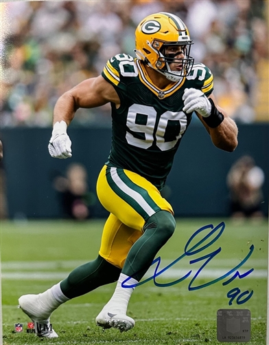 LUKAS VAN NESS SIGNED 8X10 PACKERS PHOTO #1