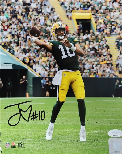 JORDAN LOVE SIGNED PACKERS 8X10 PHOTO #4 - JSA