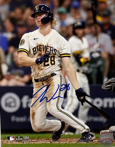 JOEY WIEMER SIGNED BREWERS 8X10 PHOTO #8