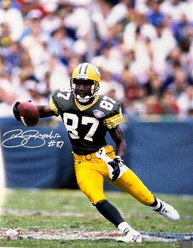 ROBERT BROOKS SIGNED 16X20 PACKERS PHOTO #2 - JSA