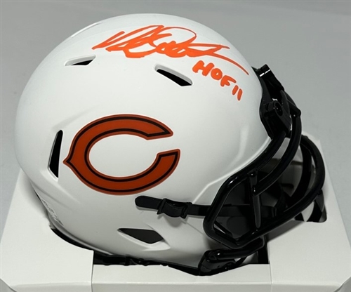 RICHARD DENT SIGNED BEARS LUNAR SPEED MINI HELMET W/ HOF - BAS