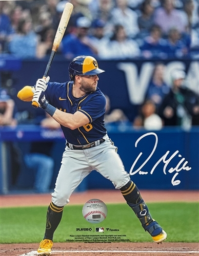 OWEN MILLER SIGNED 8X10 BREWERS PHOTO #2