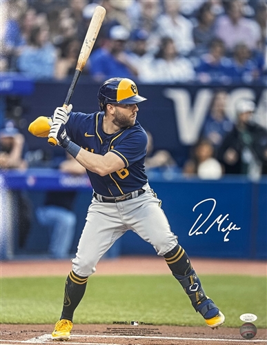 OWEN MILLER SIGNED 16X20 BREWERS PHOTO #2 - JSA