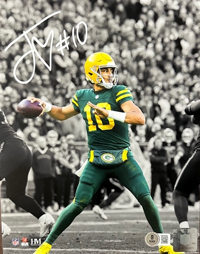 JORDAN LOVE SIGNED PACKERS 8X10 PHOTO #8 - BAS