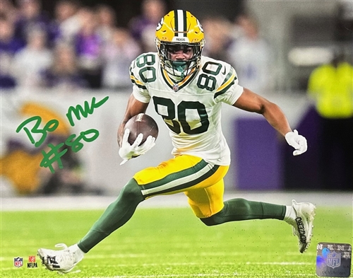 BO MELTON SIGNED PACKERS 8X10 PHOTO #1