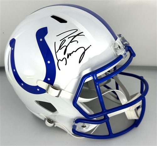PEYTON MANNING SIGNED FULL SIZE REPLICA  COLTS SPEED HELMET - FAN