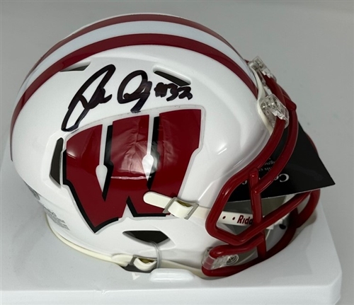 JOHN CLAY SIGNED BADGERS SPEED MINI HELMET