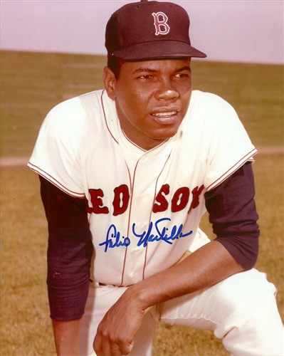 FELIX MANTILLA SIGNED 8X10 BOSTON RED SOX PHOTO #1