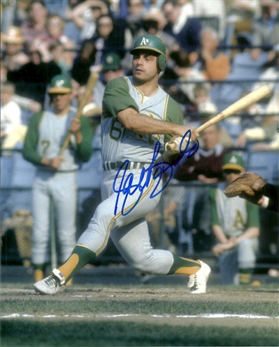 SAL BANDO SIGNED 8X10 ATHLETICS PHOTO #1