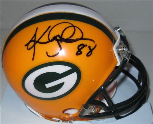 KEITH JACKSON SIGNED PACKERS MINI HELMET