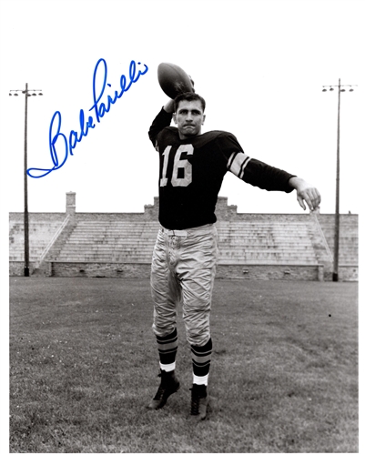 BABE PARILLI SIGNED 8X10 PACKERS PHOTO #1