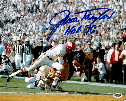 JIM TAYLOR SIGNED 11X14 PACKERS PHOTO #2