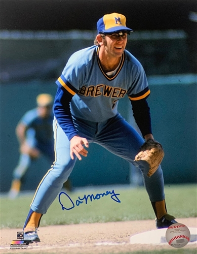 DON MONEY SIGNED 8X10 BREWERS PHOTO #9