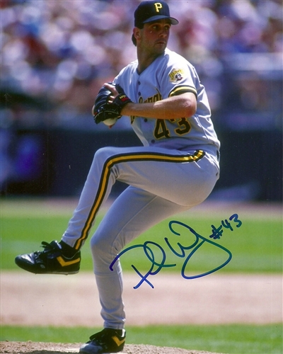 PAUL WAGNER SIGNED 8X10 PIRATES PHOTO #1