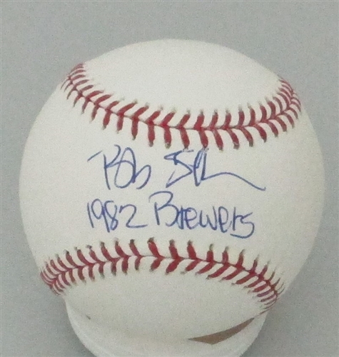 BOB SKUBE SIGNED OFFICIAL MLB BASEBALL W/ 1982 BREWERS