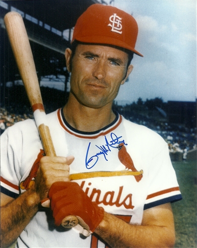 JERRY McNERTNEY SIGNED 8X10 CARDINALS PHOTO #1