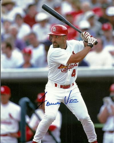 FERNANDO VINA SIGNED 8X10 CARDINALS PHOTO #6