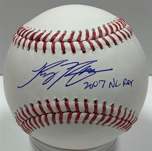 RYAN BRAUN SIGNED MLB BASEBALL w/ '2007 ROY - JSA